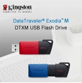 Resim Motion003 Kingston 128gb Usb3.2 Gen 1 Dtxm Büyük Kapasiteli Usb Bellek Kayar Tasarım Renkli Şık Evrensel Kullanım 