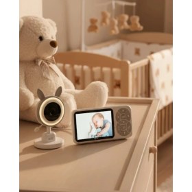 Resim Teknomiy Gece Görüşlü Bebek Telsizi Besleme Hatırlatıcılı LCD Ekran 