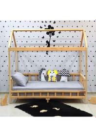 Resim Markaawm Markaawm Luxury Montessori Karyola Ahşap Yatak Çocuk Bebek Yatak 