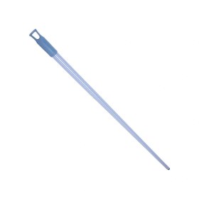 Resim Kaplamalı Alüminyum Metal Vidalı Çizgili Renkli Fırça Faraş Süpürge Çeksil Sap Sapı - 120 Cm. - 5 Adet 