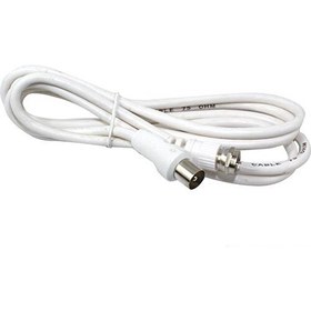 Resim Powermaster 60 Ohm Erkek / F Erkek Kablo 1.2 Metre Kablo Beyaz 