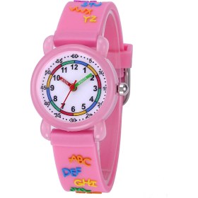 Resim Üreticiler Toptan Çocuk 3d Çizgi Film Saati Su Geçirmez Alfabe Kuvars Saati İlkokul Öğrencileri Sınır Ötesi Kız Saati Çocuk Saati Alfabe Kabuk Tozu Titanyum 