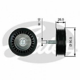 Resim GATES ALTERNATOR GERGI RULMANI CLIO II III IV KANGOO LOGAN MEGANE II MODUS SCENIC II TWINGO II WIND 1.5DC 
