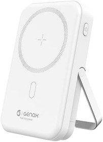 Resim 13000 mAh Destekli PD 25W Kablosuz Hızlı Şarj Powerbank (BEYAZ) 