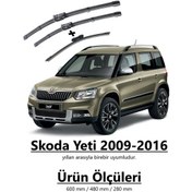 Resim Inwells Skoda Yeti Ön ve Arka Muz Silecek Takımı 2009 - 2016 