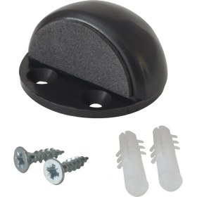 Resim Incarea Vidalı Siyah Plastik Kapı Stoperi Tamponu 