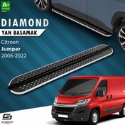 Resim S-Dizayn Citroen Jumper 3 Orta Şase Diamond Krom Yan Basamak 253 Cm 2006-2022 A+ Kalite 