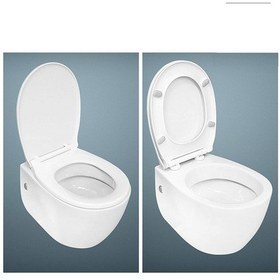 Resim Akdeniz Uyumlu Yavaş Kapanır Klozet Kapağı Sök Tak Özellikli Thermoplast 