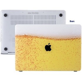 Resim Apple Uyumlu MacBook Air Kılıf 13 İnç Fizzy Eski Usb'li Model 2010-2017 A1369 A1466 İle Sarı 