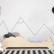 Resim MiniWood Montessori Yatak Berlin Çocuk ve Bebek Karyola 