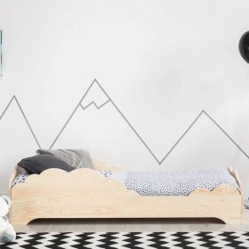 Resim MiniWood Montessori Yatak Berlin Çocuk ve Bebek Karyola 