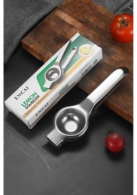 Resim 201 Çelik Pratik Limon Narenciye Sıkacağı Mt127 Gümüş 