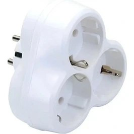 Resim Far Üçlü Topraklı Fişli Paptya Golyat Priz 