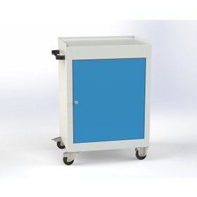 Resim Ost1003 Takım Arabası Tek Kapaklı Antrasit Mavi 