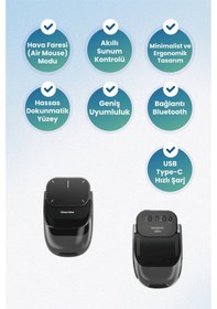 Resim Cheerdots 2 Basic Akıllı Sunum Kumandası 2'si 1 Arada Premium Air Mouse Kablosuz 