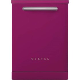 Resim Bm 5011 Retro Pembe Bulaşık Makinesi 