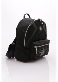 Resim Dgn 013 Kadin Yildizli Sirt Çantasi 013-1745-R4250 Siyah 