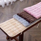 Resim 1 adet Klasik Çizgili Parça Bank Kılıfı, Konforlu Çok Amaçlı Sandalye Ped, Uzay Temalı, El Yıkamalı, dokumasız Kumaş, Polyester Doldurulmuş, Yetişkinler İçin Tüm Mevsimler İçin Salon Dekoru, Elektrik Gerektirmez 