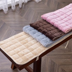 Resim 1 adet Klasik Çizgili Parça Bank Kılıfı, Konforlu Çok Amaçlı Sandalye Ped, Uzay Temalı, El Yıkamalı, dokumasız Kumaş, Polyester Doldurulmuş, Yetişkinler İçin Tüm Mevsimler İçin Salon Dekoru, Elektrik Gerektirmez 
