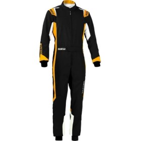 Resim Sparco Thunder Karting Tulumu Siyah Turuncu 140 Beden 