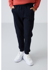 Resim Tommylife Tommy Life Kiremit-lacivert Pamuklu Kalın İçi Tüylü Yumuşak Dokulu Standart Fit Nakışlı Erkek Çocuk Eşofman Ta Kiremit 