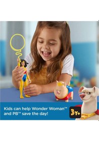 Resim Imaginext DC League of Super Pets Kahramanlar ve Hayvanlar HGL04 