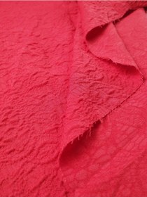 Resim Kırmızı Renkte Dokumasından Desenli Kumaş En: 130cm-10688 Kırmızı 