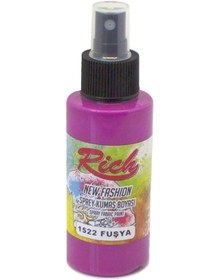 Resim Rich New Fashion Sprey Kumaş Boyası 100 Cc. 1522 Fuşya 