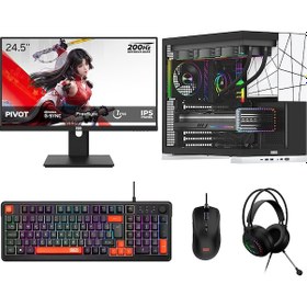 Resim Dragos DRX8264 R5-5600 32 GB 1 TB NVMe 16 GB RTX5060Ti 24.5" Free Dos Masaüstü Oyuncu Bilgisayarı 