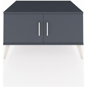 Resim Kronos Şifonyer 2 Raflı 2 Kapaklı 88x59x48 Antrasit-antrasit/çam Antrasit/çam 
