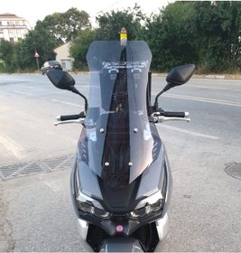 Resim Motocam Rks Freccia Ön Cam 2022-2026 Model 65cm Füme Renkli 4mm Orta Boylu 