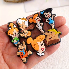 Resim 12 adet Disney Modern Primitives Serisi Ayakkabı Süsleri & Bileklik Dekorasyonları - Klasik Karakterli Renkli PVC DIY Aksesuarlar (Mağara Adamı, Orman Kız, Yerli Amerikalı) için Terlikler, Noel, Sevgililer Günü ve Anneler Günü Hediyeleri, Disney Ayakkabı Süsleri, Terlik Dekorasyonları, Eğlenceli Tasarım, Dayanıklı Charm Malzemesi 