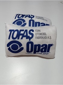 Resim elit team tuning tofaş opar beyaz yastık kemer 