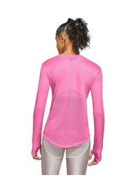 Resim Nike W Nk Miler Top Ls Kadın Pembe Koşu Uzun Kollu Tişört Pembe 