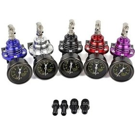 Resim Pazly Itsok Mor Yarış Jdm Spor Stili Alüminyum Yakıt Basınç Ve Yağ Göstergesi Kiti - Evrensel Uygunluk 