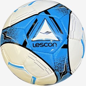 Resim La-3532 Beyaz Mavi Futbol Topu 5 Numara 