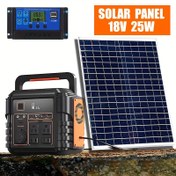 Resim Taşınabilir Güneş Paneli Kiti, Işık Klipsleri ile, Çıkış 12V/18V/24V, USB 5V Güneş Şarj Cihazı, Güç Bankları, Kamp, Yürüyüş, Arabalar, Tekne, Cep Telefonu için Uygun, Pilsiz 