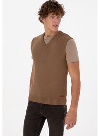 Resim U.s. Polo Assn. Erkek Vizon Süveter 50318158-vr052 Vizon 