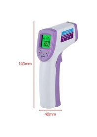 Resim Trendooze Hızlı Ve Hassas Temassız Alın Termometresi, Kızılötesi Lcd Taşınabilir 