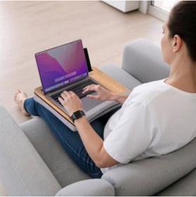 Resim STOREMAX -LS014 Minderli Laptop Sehpası (Meşe Gri) 1153473 