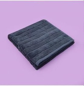 Resim Soft Kadife Ayak Havlusu - Antrasit - 50X70 Cm 