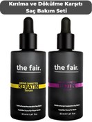 Resim The fair. dökülme ve kırılma karşıtı vegan saç bakım seti 