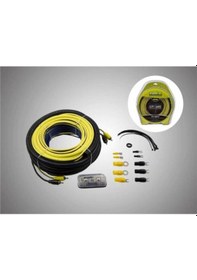 Resim For-X Profesyonel Oto Anfi Kablo Seti Xy-8Kıt 8Ga Bakır 