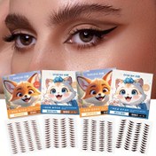 Resim Tek Adımda Su Geçirmez Eyeliner Çıkartmaları, Terlemeye Dayanıklı & Uzun Süreli Mat Bitiş, Doğal'den Dramatik'e Kadar Görünüm, Dahili Cımbızlı, Kahverengi ve Siyah Göz/Kaş Stilleri için Hızlı Makyaj, Başlangıç Seviyesinde Kullanıma Uygun, Unisex – Düğünler, Okula Dönüş, Müzik Festivalleri ve Noel İçin İdeal 