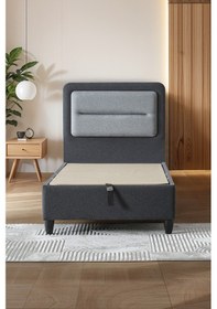 Resim Gisela Tek Kişilik Sandıklı Baza Ve Başlık Seti 2 Li Set 100 x 200 