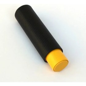 Resim Cohiba Seyahat Humidor / Puro Saklama Kutusu Silindir - Sarı-Siyah 