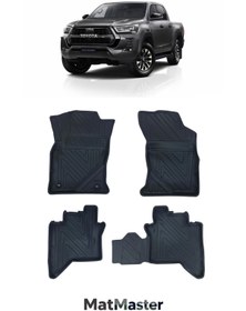 Resim MatMaster Toyota Hilux 2023 Model 5d Premium Ekstra Havuzlu Paspas 