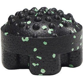 Resim Actifoam Twister Semi Massage Ball Twister Yarım Masaj Topu Twistersemi Siyah - Yeşil 