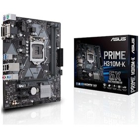 Resim Asus Prime H310M-K Intel H310 2666 MHz DDR4 Soket 1151 mATX Anakart 