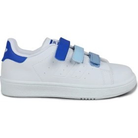 Resim Jump 30110 Mavi - Beyaz Cırtlı Erkek Çocuk Sneaker Günlük Spor Ayakkabı 